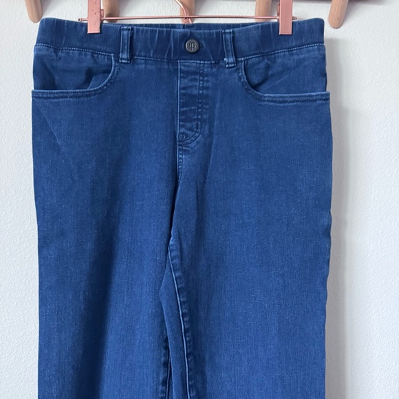 Betabrand Dark Blue Straight Leg Jeans - Picture 4 of 10